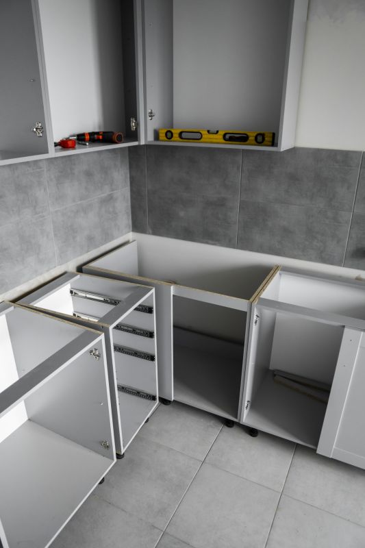 Cabinet Installation in Progress